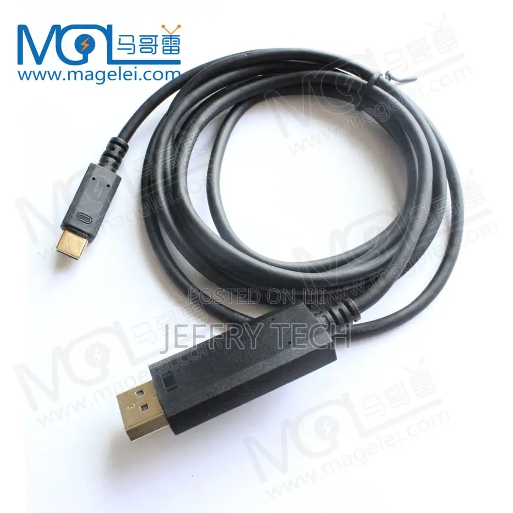 .8m/6ft Cable Usb C to Displayport Adapter Type-C Male Dp Co