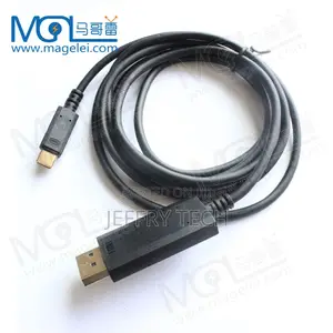 .8m/6ft Cable Usb C to Displayport Adapter Type-C Male Dp Co