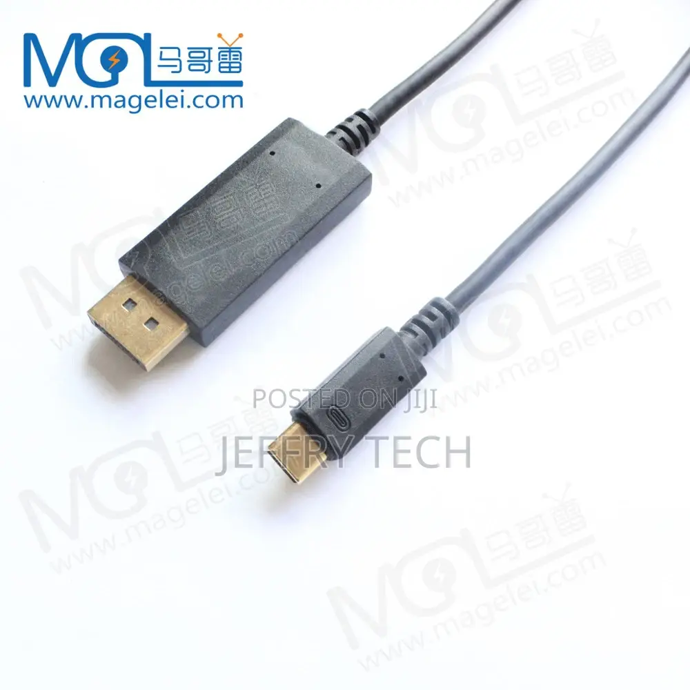 .8m/6ft Cable Usb C to Displayport Adapter Type-C Male Dp Co