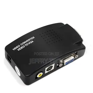 AV to VGA Adapter RCA VGA Video Converter PC Laptop Video TV