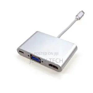 Type C to HDMI USB3.0 PD VGA With Audio USB Hub Type C 5 In
