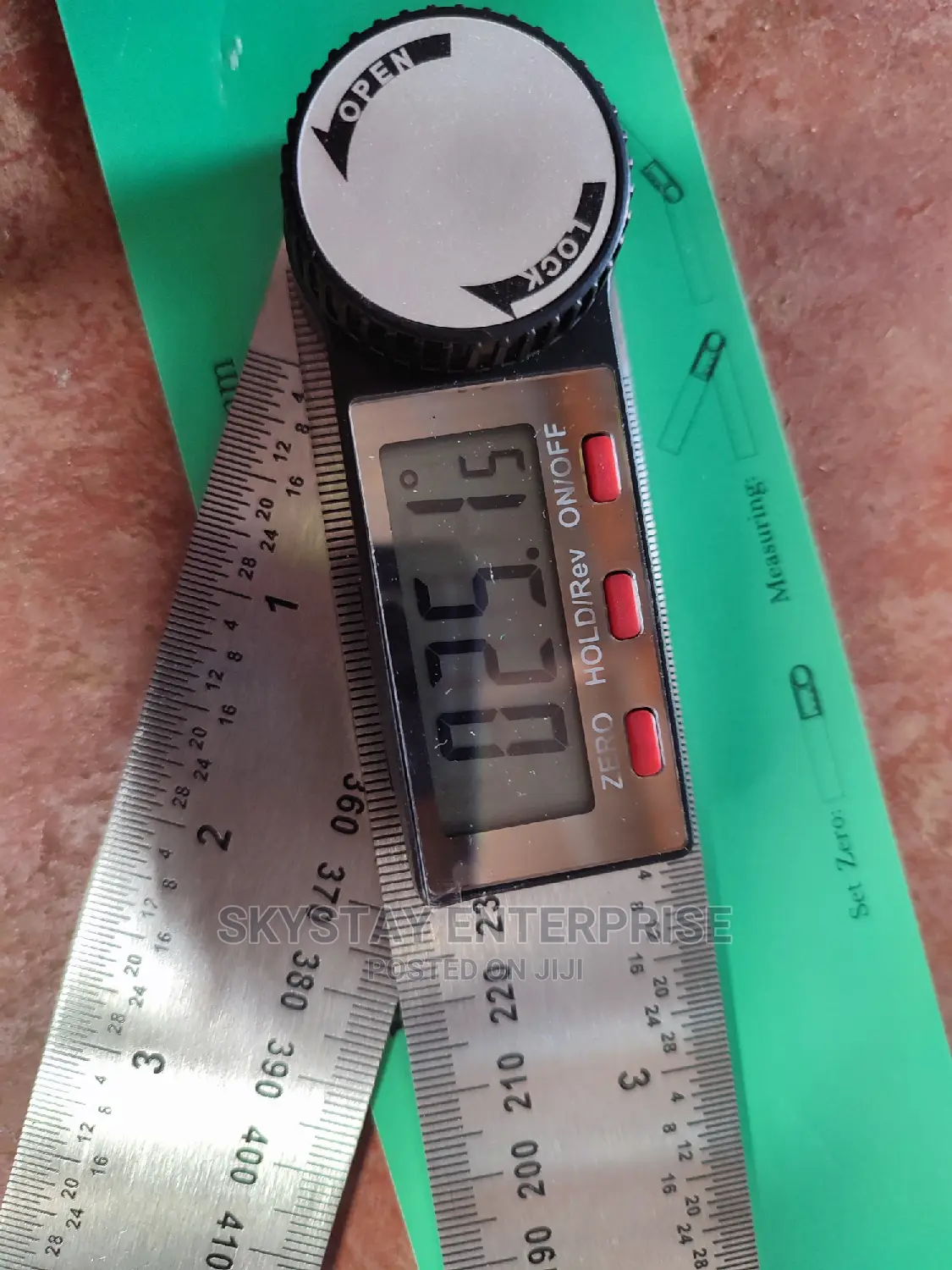 Digital Angle 7" Ruler Stainless Steel