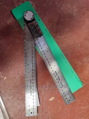 Digital Angle 7" Ruler Stainless Steel