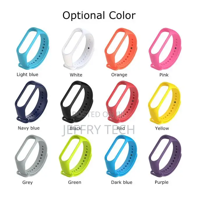 Generic Colorful Wrist Strap Bracelet Replacement For Miband