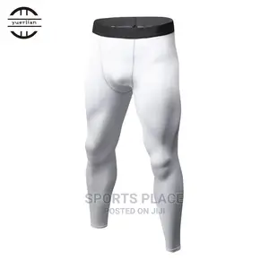 White Compression Pants