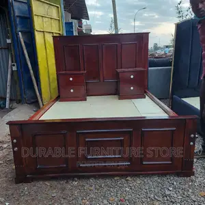 Smart Wooden Bed 5/6 With 2 Drawers