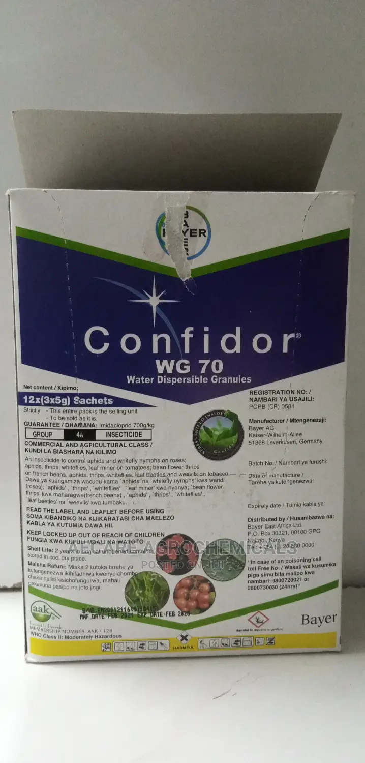 Confidor Wg 70 Insecticide 15grams