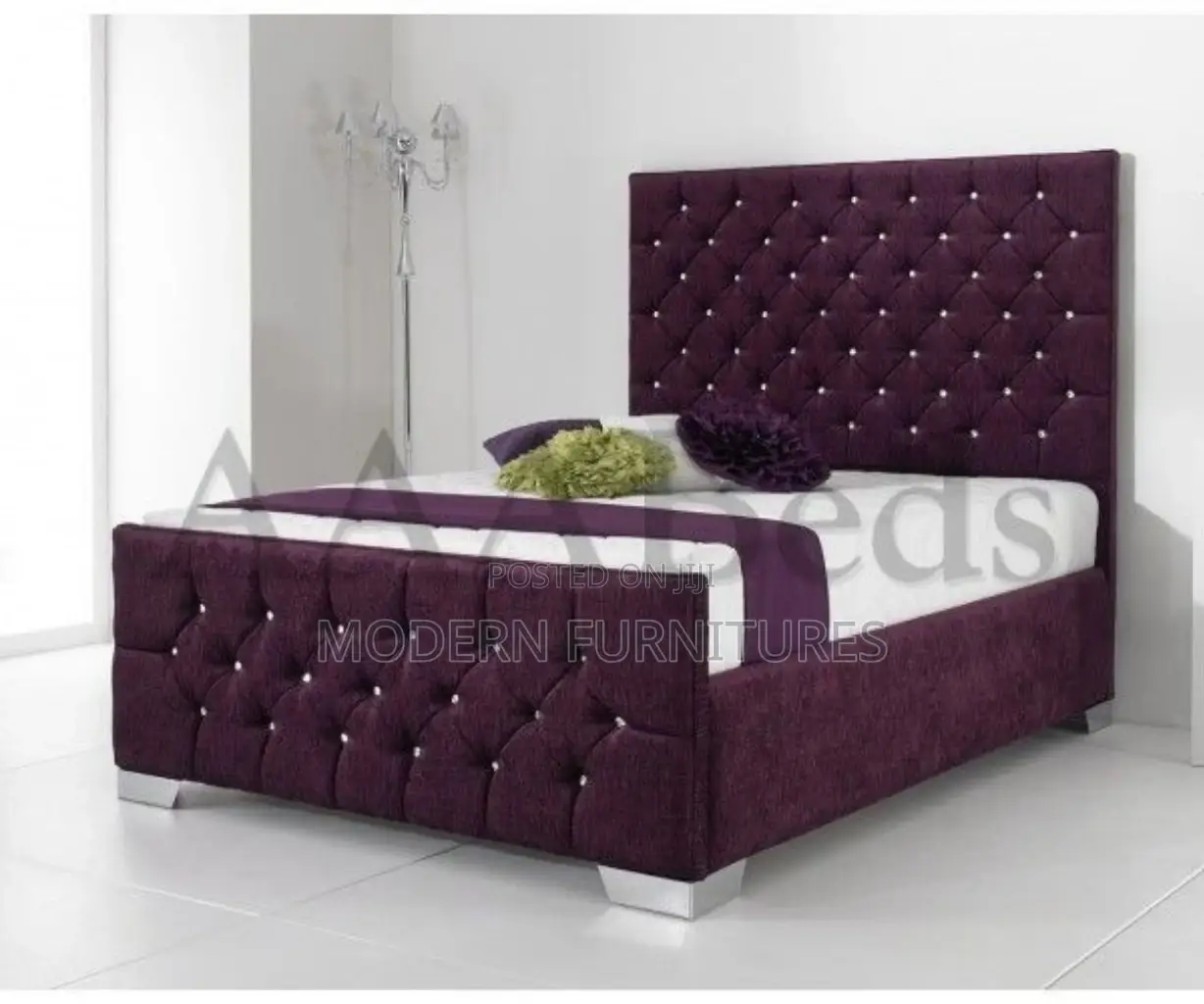 Bed,Tufted Bed
