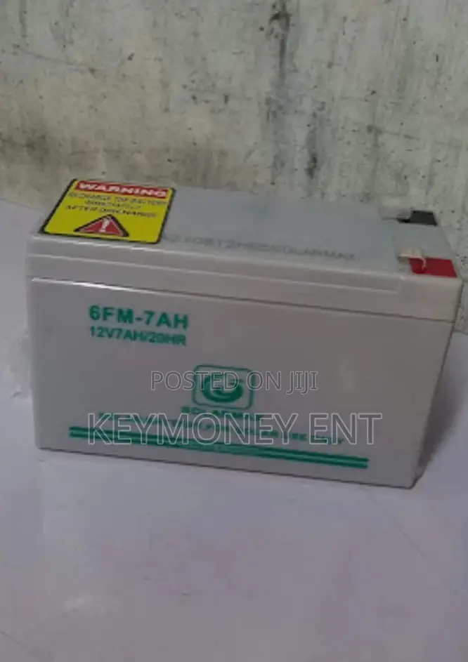 Durable Rechargeable UPS Battery – 12V – 7AH