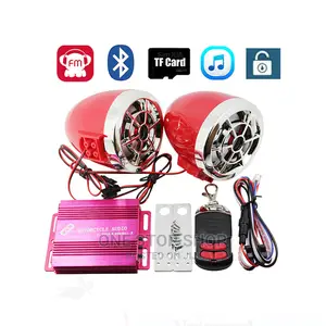 Motorbike Audio Bluetooth Speaker Plater With TFT,USB,FM,MP3