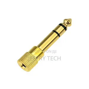 Audio Adapter Jack 6.35mm Male Plug to 3.5mm Female Connecto