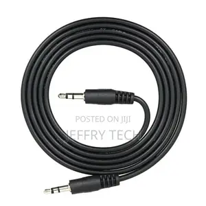1M 3.5mm Male to Audio Cable Black H0