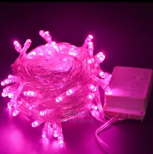 Christmas Pink Led Lights 10mtrs Long