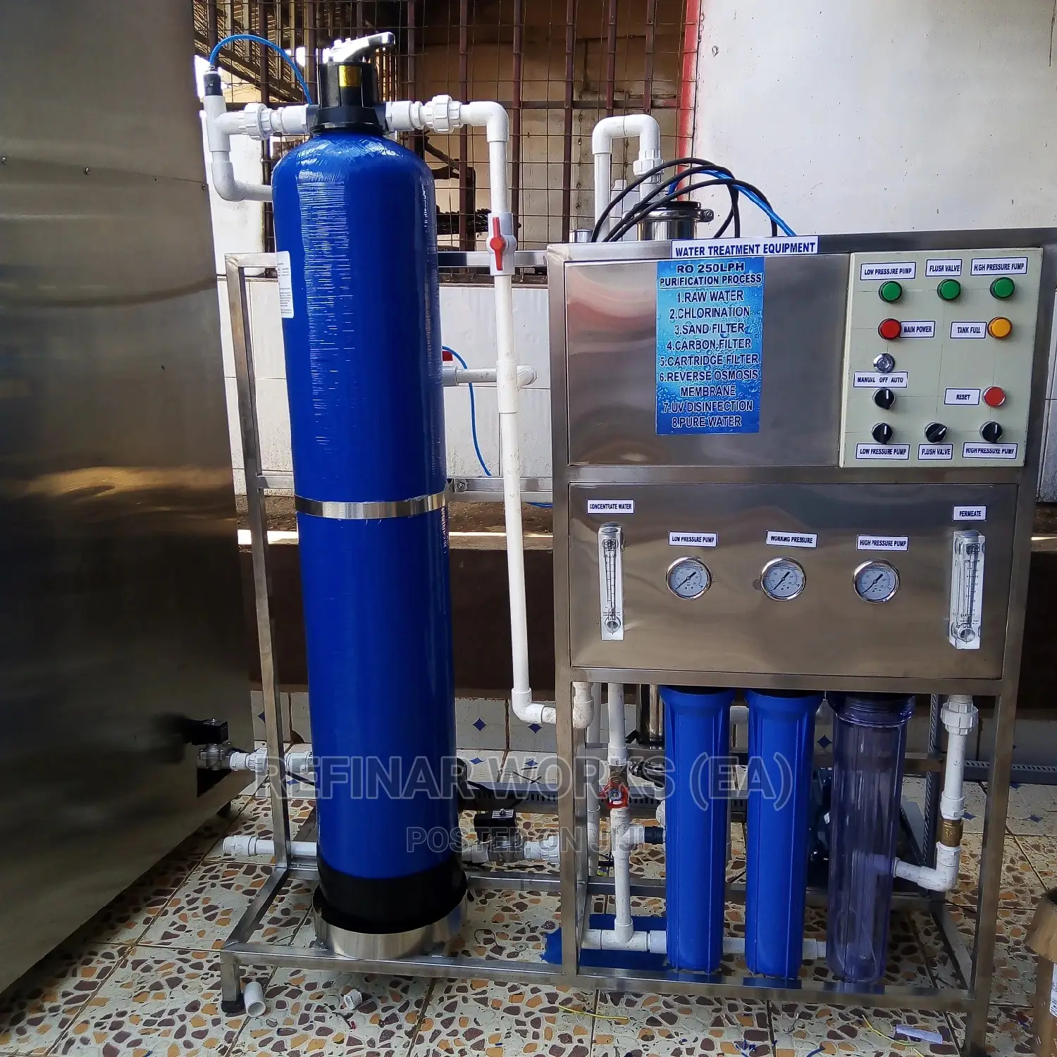 Water Purifiers - Machines and Setting Up.