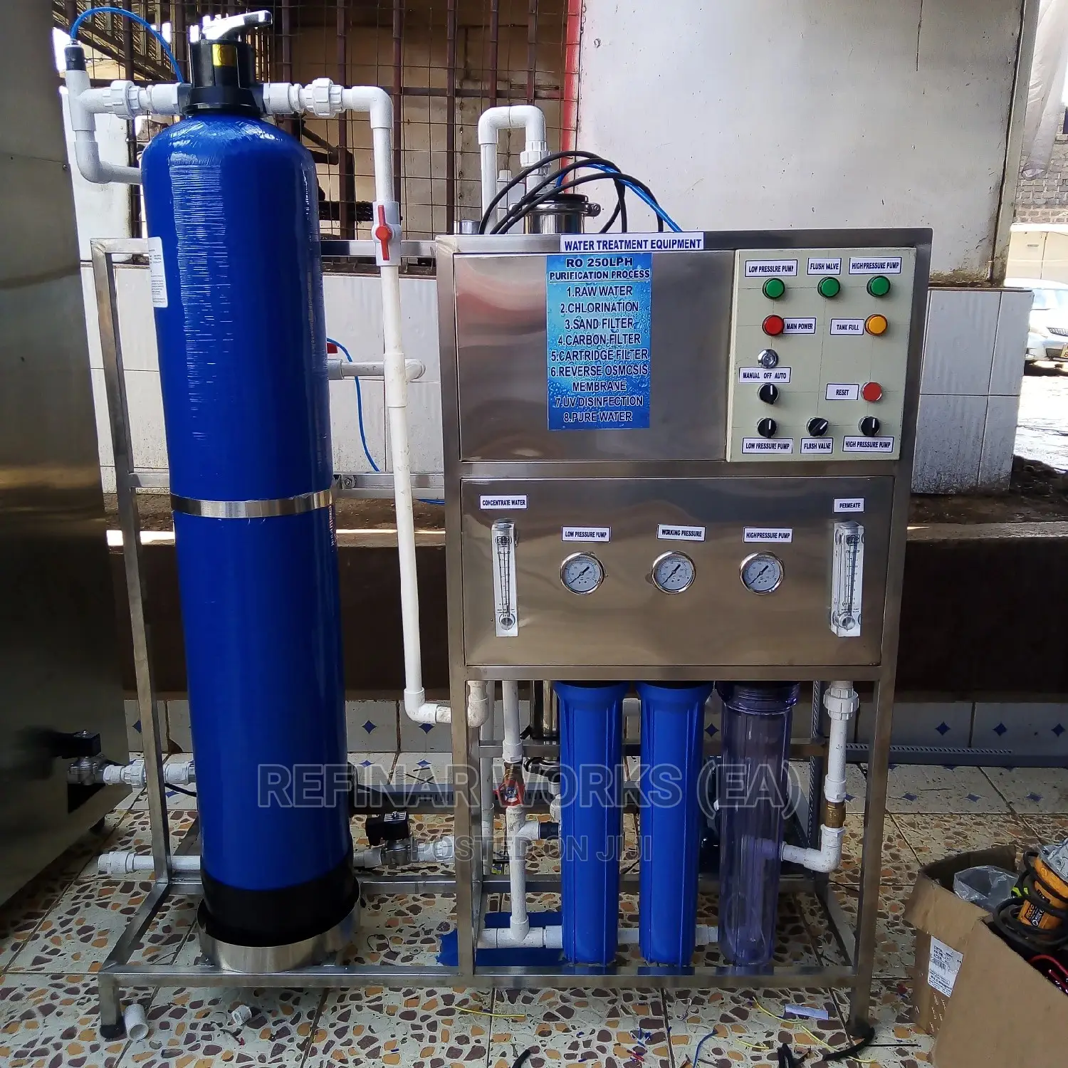 Water Purifiers - Machines and Setting Up.