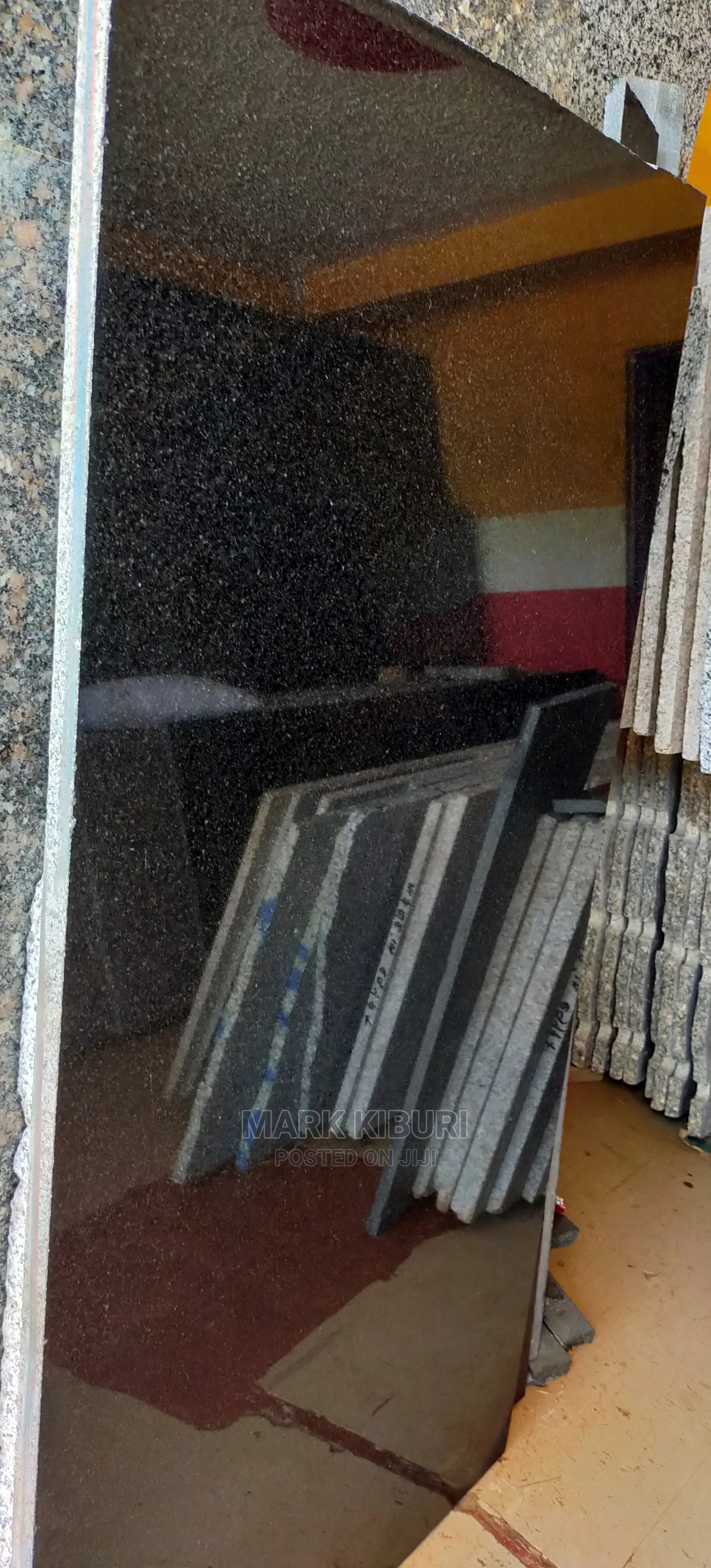2450x630mm Black Granite