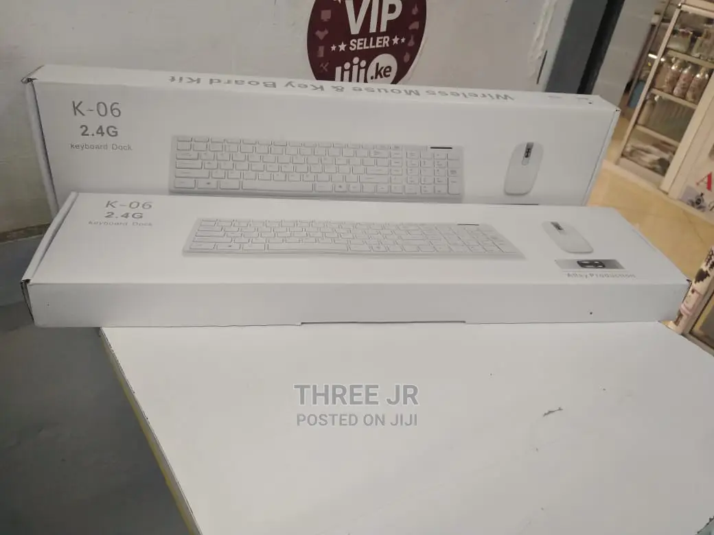 Wireless Keyboard Mouse With Numbers