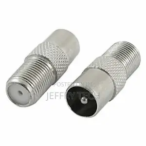 F Type Socket to Coax RF IEC Aerial Plug Male Adapter Twist