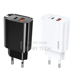 Usmas 20W Us-Cc121 T35 Qc3.0+Pd3.0 Fast Charger 20W Eu Stand