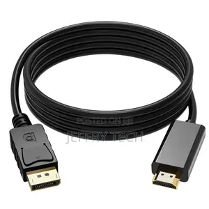 DP1.2 Displayport to HDMI Cable,1080P Full HD Video,Black Co