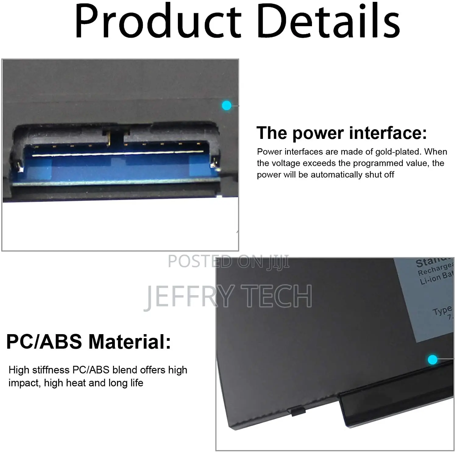 Replacement 6mt4t Laptop Battery for Dell Latitude E5570 E54