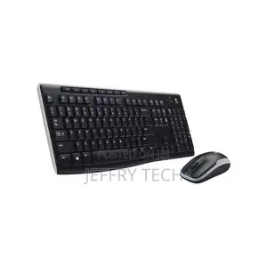 Logitech MK270 - Wireless Keyboard and Mouse - Black