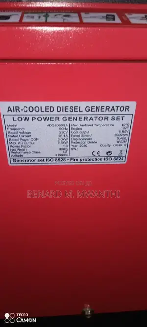 Generator 6.5kva Diesel