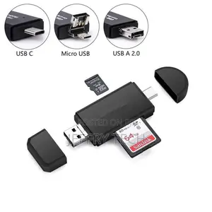 Type C Micro USB OTG Adapter SD / TF Card Reader for Macbook