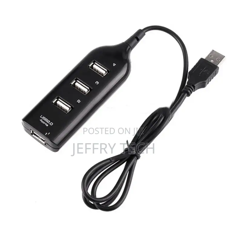 Usb 2.0 Hub 4 Port for Laptop PC Phone USB 2.0 Hub 4 Ports