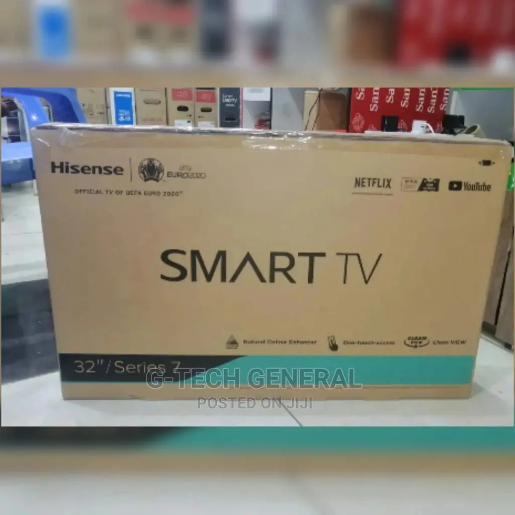 Hisense 32" Smart Android, Frameless, Youtube, Netflix
