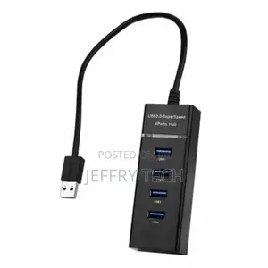 Generic 4 Ports High Speed USB 3.0 Hub Black