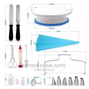 106pcs Cake Turntable Decorating Kit