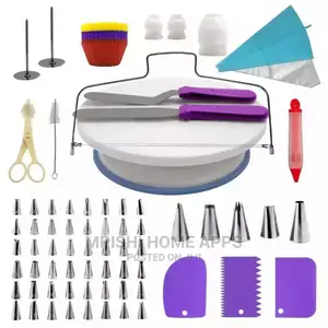 106pcs Cake Turntable Decorating Kit