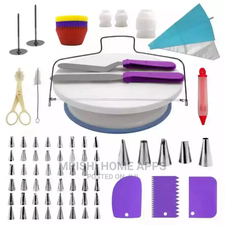 106pcs Cake Turntable Decorating Kit