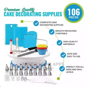 106pcs Cake Turntable Decorating Kit