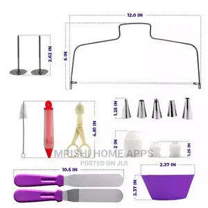 106pcs Cake Turntable Decorating Kit