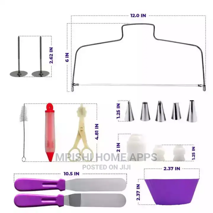 106pcs Cake Turntable Decorating Kit