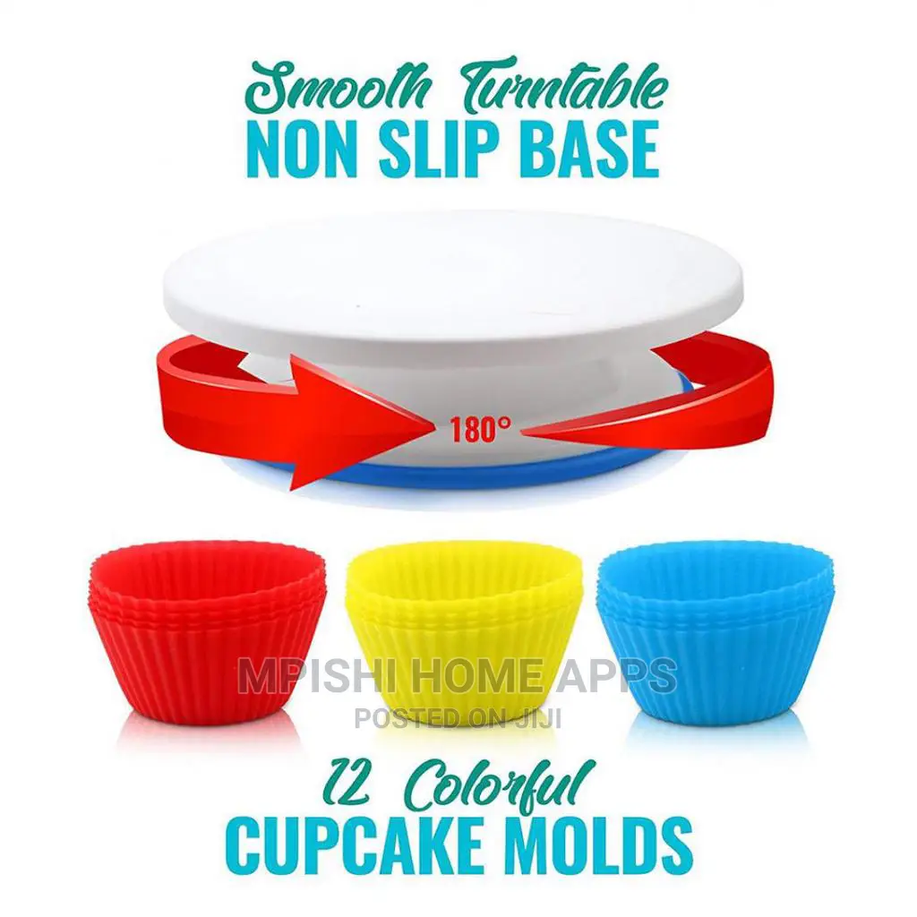 106pcs Cake Turntable Decorating Kit