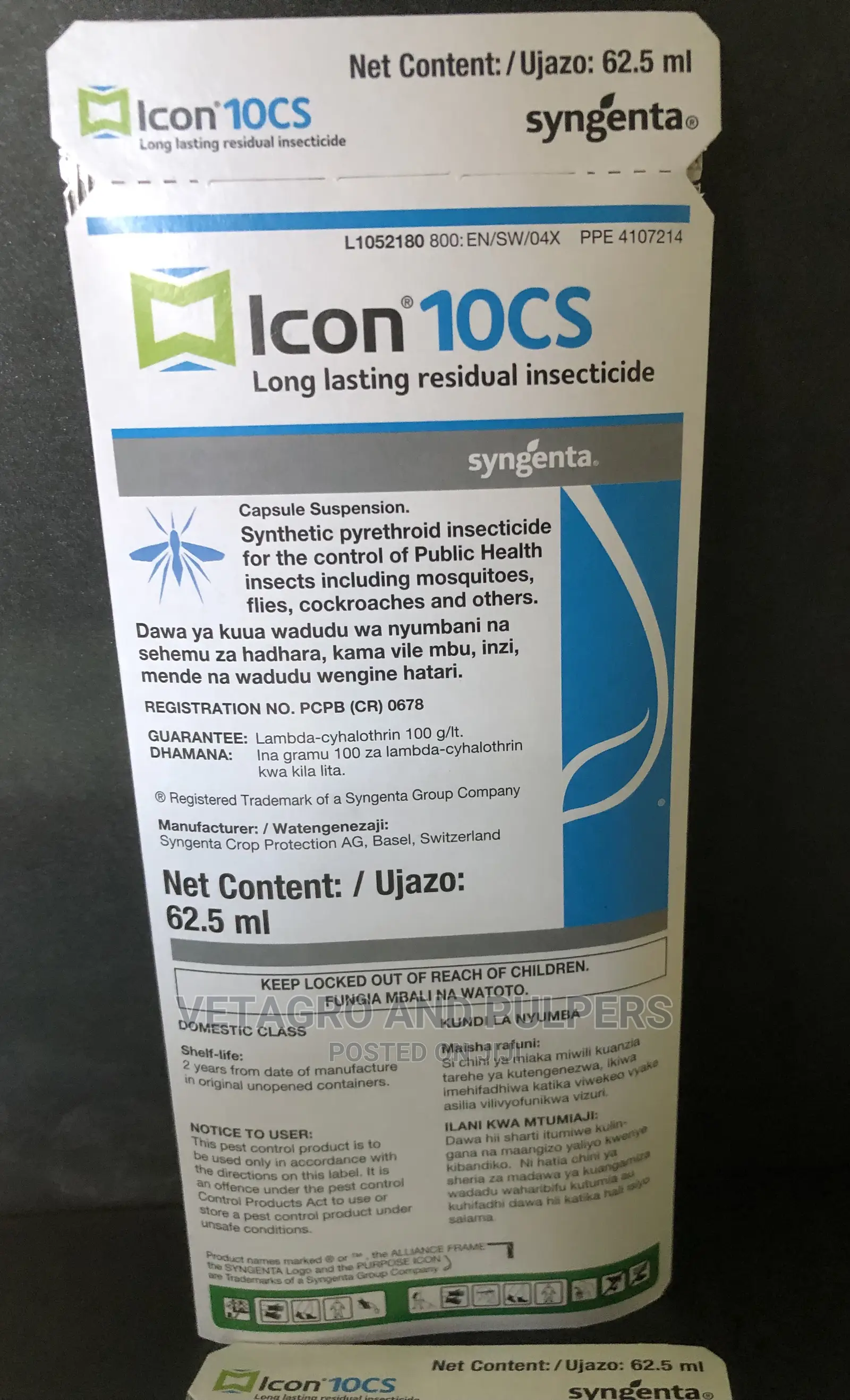 Icon 10cs Long Lasting Insecticide
