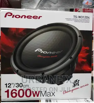 Pioneer Champion Series Double Coil 1600 Watts Subwoofer