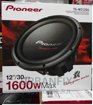 Pioneer Ts-W312d4 1600watts Double Coil Subwoofer Speaker