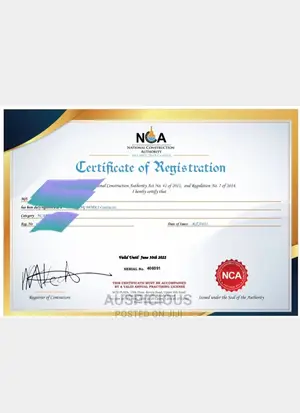 Nca Registration & Company Registration