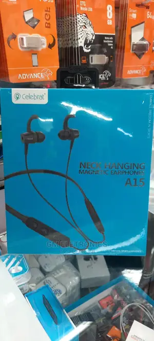 Celebrat Neckhanging Wireless Magnetic Earphones.