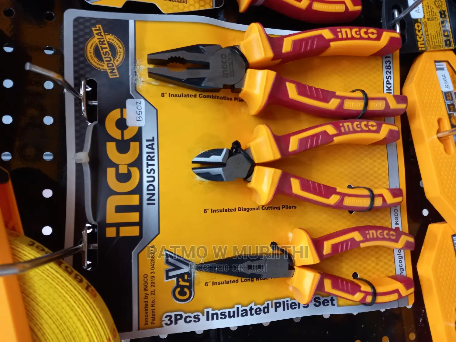 Ingco 3psc Plier Set