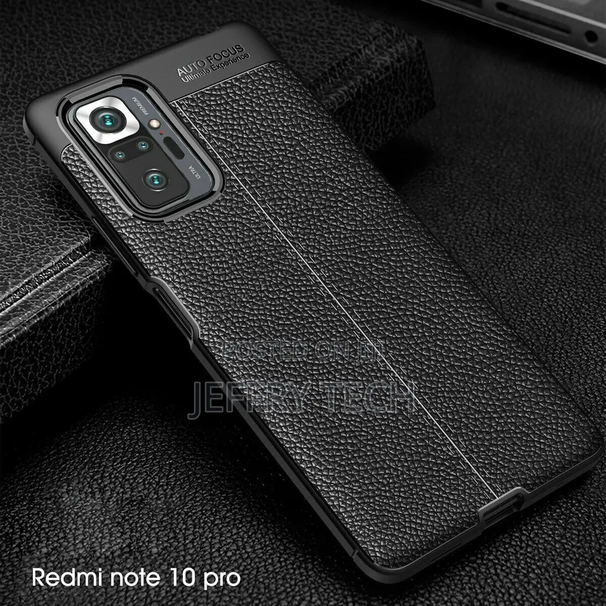 Xiaomi Redmi Note 10 Case / Note 10 Pro Cover Leather Back B