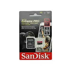 Sandisk 64 GB Extreme PRO Memory Card 4K Ultra HD