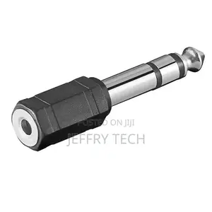 Phono Stereo Adapter 3,5mm Jack Clutch Socket to 6,3mm Headp