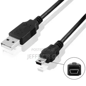 2.0 USB Cable, Data Cable, Charging Cable a to Mini B 5-Pin