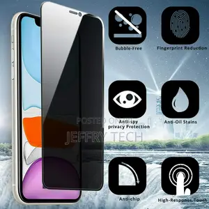 Privacy Anti-Spy Glass Screen for iPhonese XR 11 13 Pro Max
