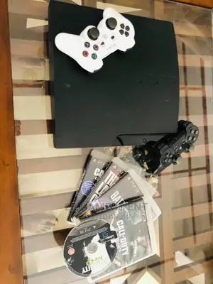 PS3 Console , Slim Chipped,15 Installed Games
